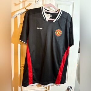 New Manchester United Black and Red Men's jersey Shirt